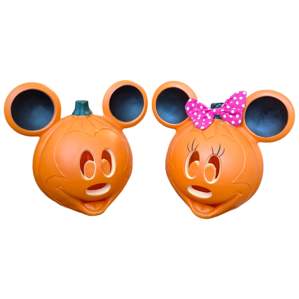 Disney Mickey and Minnie Jack o Lantern  Pumpkin Halloween
